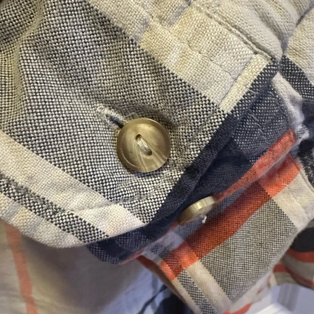 The North Face men's plaid shirt XXL 100% Cotton Outdoorsy‎